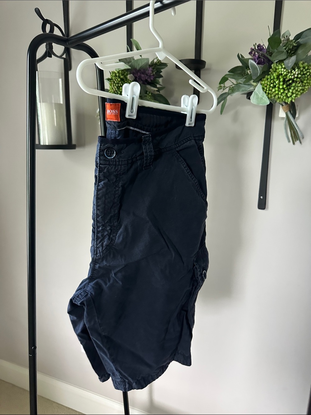 Hugo Boss Dark Navy Casual Shorts